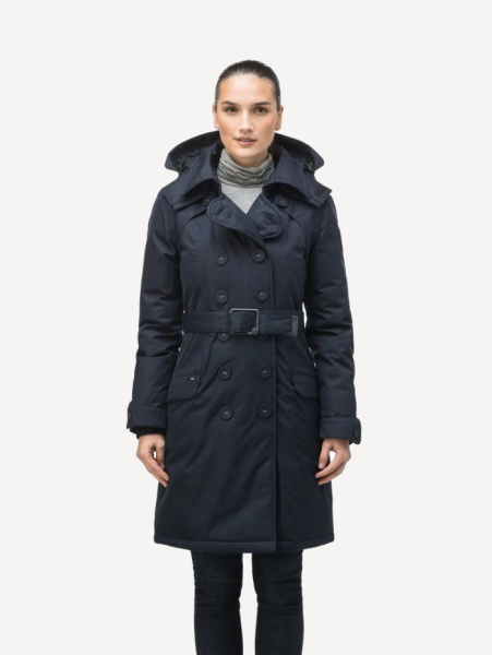 Пуховое пальто Tula Heather (Женский; S; Navy)